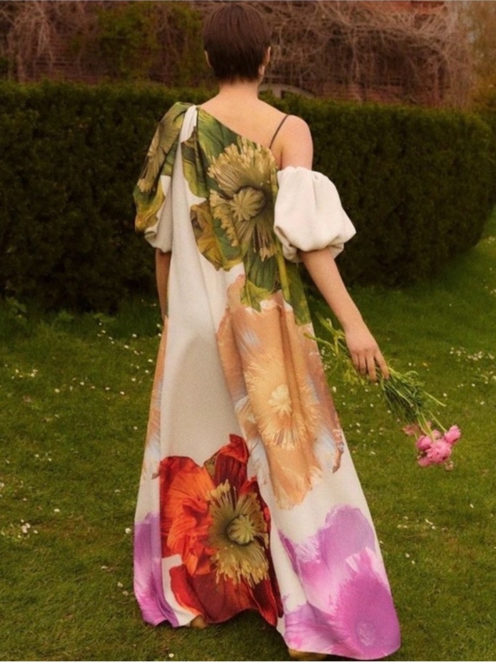 STINE GOYA Payton Floral Print Maxi Dress in Poppies Bloom Sz XS - Picture 2 of 10